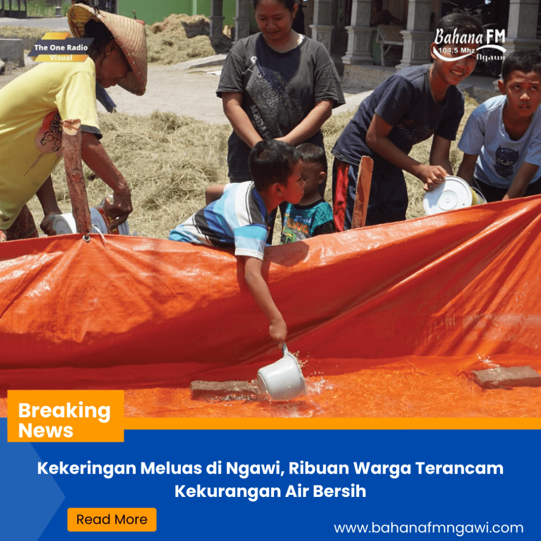 BPBD dan Baznas tengah memberikan kebutuhan air bersih untuk warga