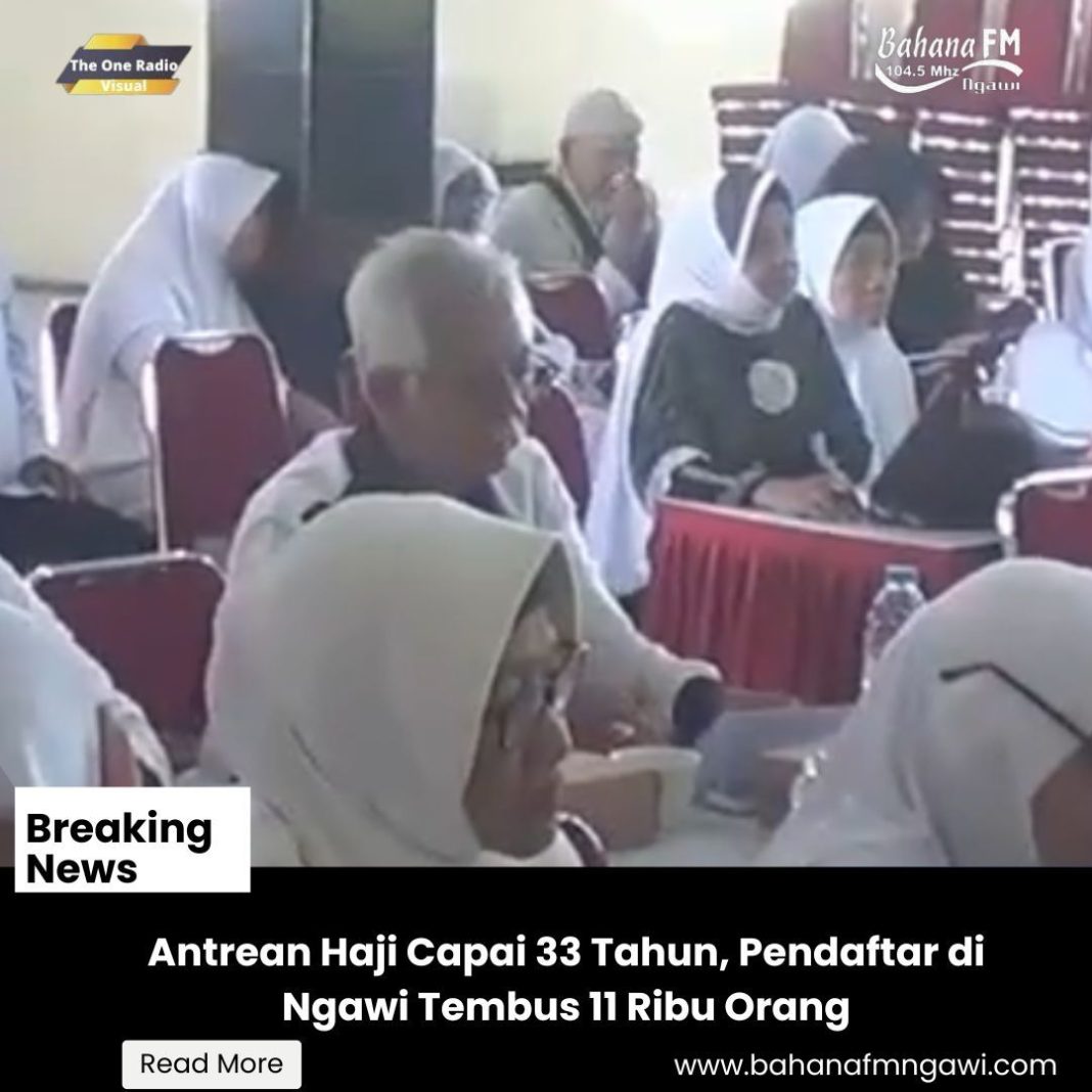 Antrean Haji Capai 33 Tahun, Pendaftar di Ngawi Tembus 11 Ribu Orang