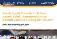 Gerak Cepat Satreskrim Polres Ngawi, Pelaku Curanmor Lintas Daerah Dibekuk Kurang dari 24 Jam