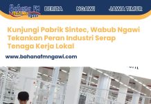Kunjungi Pabrik Sintec, Wabub Ngawi Tekankan Peran Industri Serap Tenaga Kerja Lokal