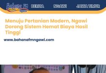 Menuju Pertanian Modern, Ngawi Dorong Sistem Hemat Biaya Hasil Tinggi