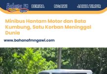 Minibus Hantam Motor dan Bata Kumbung, Satu Korban Meninggal Dunia