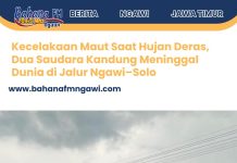 Kecelakaan Maut Saat Hujan Deras, Dua Saudara Kandung Meninggal Dunia di Jalur Ngawi–Solo