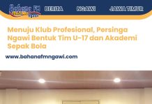 Menuju Klub Profesional, Persinga Ngawi Bentuk Tim U-17 dan Akademi Sepak Bola