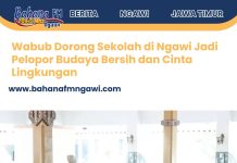 Wabub Dorong Sekolah di Ngawi Jadi Pelopor Budaya Bersih dan Cinta Lingkungan