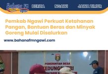 Pemkab Ngawi Perkuat Ketahanan Pangan, Bantuan Beras dan Minyak Goreng Mulai Disalurkan