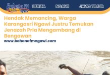 Hendak Memancing, Warga Karangasri Ngawi Justru Temukan Jenazah Pria Mengambang di Bengawan