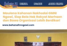 Maulana Kahanan Nakhodai GMNI Ngawi, Siap Bela Hak Rakyat Marhaen dan Bawa Organisasi Lebih Berdikari