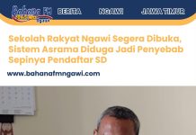 Sekolah Rakyat Ngawi Segera Dibuka, Sistem Asrama Diduga Jadi Penyebab Sepinya Pendaftar SD