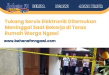 Tukang Servis Elektronik Ditemukan Meninggal Saat Bekerja di Teras Rumah Warga Ngawi