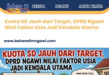 Kuota SD Jauh dari Target, DPRD Ngawi Nilai Faktor Usia Jadi Kendala Utama