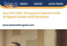 Dari 213 Titik, 12 Koperasi Merah Putih di Ngawi Sudah Aktif Berjalan