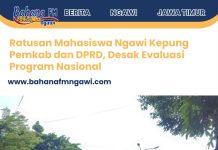 Ratusan Mahasiswa Ngawi Kepung Pemkab dan DPRD, Desak Evaluasi Program Nasional