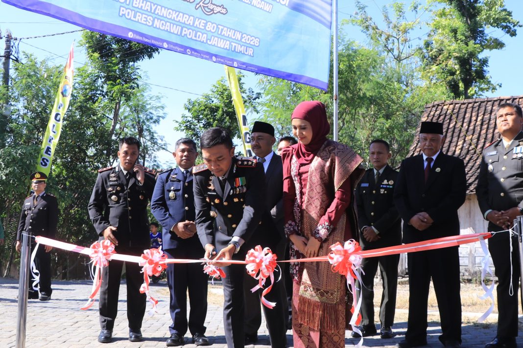 Atasi Krisis Air di Bringin, Polres Ngawi Bangun Sumur Bor Presisi