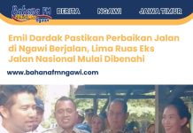 Emil Dardak Pastikan Perbaikan Jalan di Ngawi Berjalan, Lima Ruas Eks Jalan Nasional Mulai Dibenahi