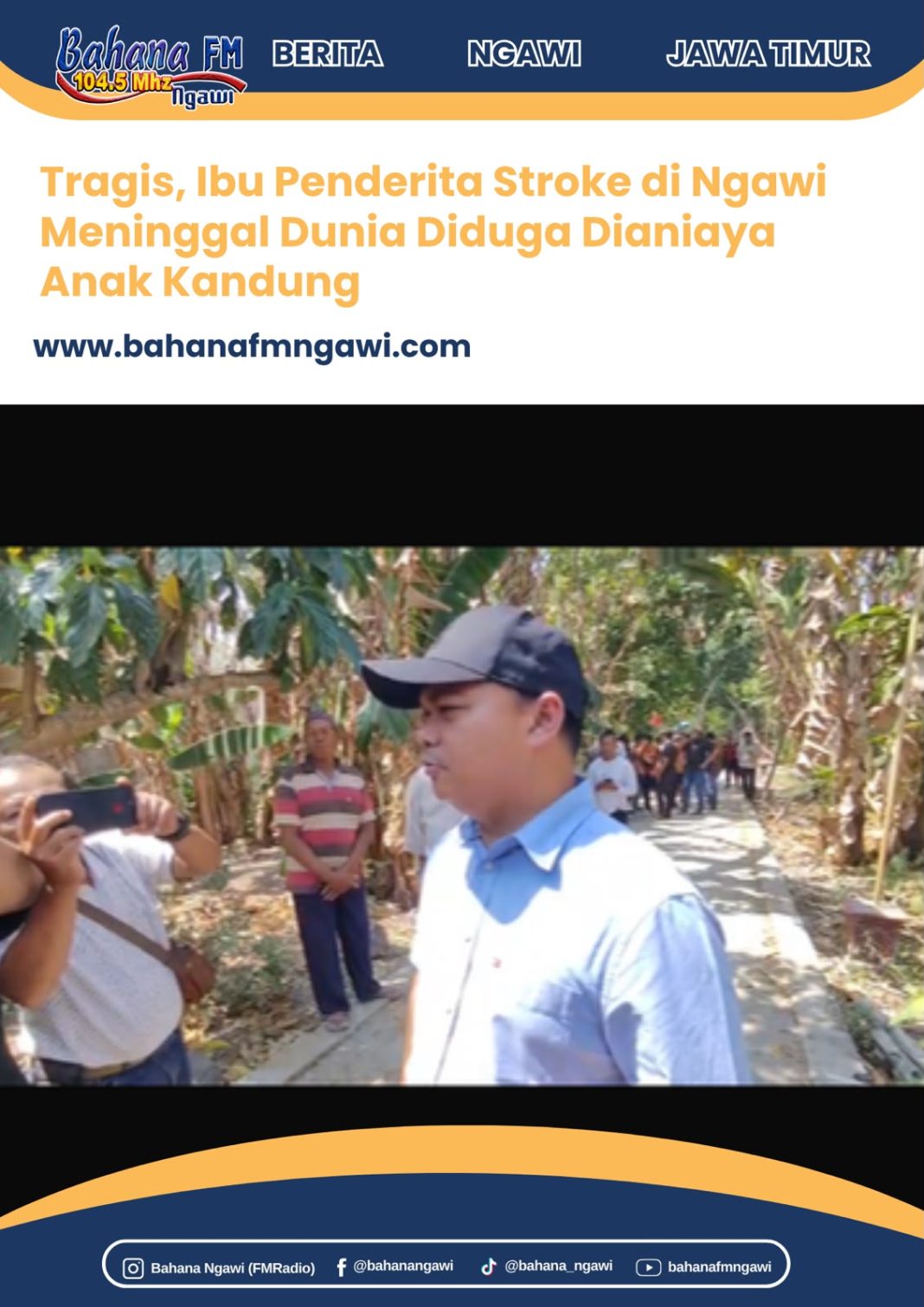 Tragis, Ibu Penderita Stroke di Ngawi Meninggal Dunia Diduga Dianiaya Anak Kandung