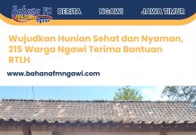 Wujudkan Hunian Sehat dan Nyaman, 215 Warga Ngawi Terima Bantuan RTLH