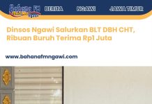 Dinsos Ngawi Salurkan BLT DBH CHT, Ribuan Buruh Terima Rp1 Juta