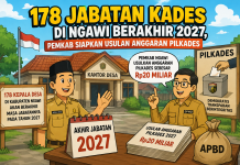 178 Jabatan Kades di Ngawi Berakhir 2027, Pemkab Siapkan Usulan Anggaran Pilkades